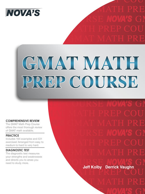 Title details for GMAT Math Prep Course by Nova Press - Available